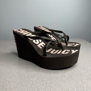 Juicy Couture | Shoes | Juicy Couture Platform Wedge Sandals | Poshmark
